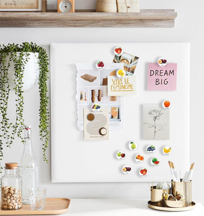 Tandarui 24Pcs Push Pins,Decorative Thumb Tacks,Tacks and Push pins,Cork Board Tacks,Thumb Tack Decorative for CorkBoard, Office Organization or Home - Image 5